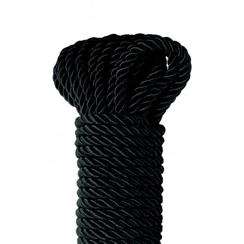 Черная веревка для фиксации Deluxe Silky Rope - 9,75 м.